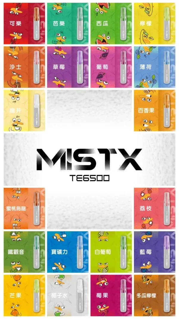 531da0e2d37a90726ebd20a6ce173bc1.webp MistX 鴨嘴獸 6500口便攜一次性|高濃度果香冰感層次輸出穩定耐抽設計 長時間使用仍維持清晰擊喉感