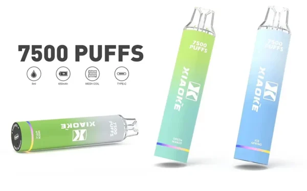XIAOKE 梟客 7500抽萬用機 | 高口數霧化系統順滑擊喉果香層次清晰 長續航便攜日常耐用款
