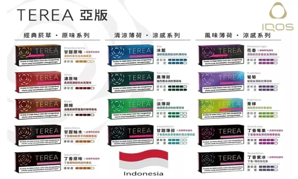 IQOS TEREA 亞洲ILUMA專用菸彈 | 電感加熱無煙燒設計還原純淨煙草層次 細膩風味乾淨俐落的高端加熱不燃燒菸彈