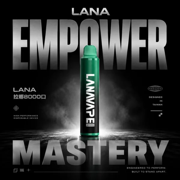 LANA ZOLT 8000口長效續航霧化主機｜高還原果香冰感與穩定擊喉感設計 霧量飽滿持久輸出