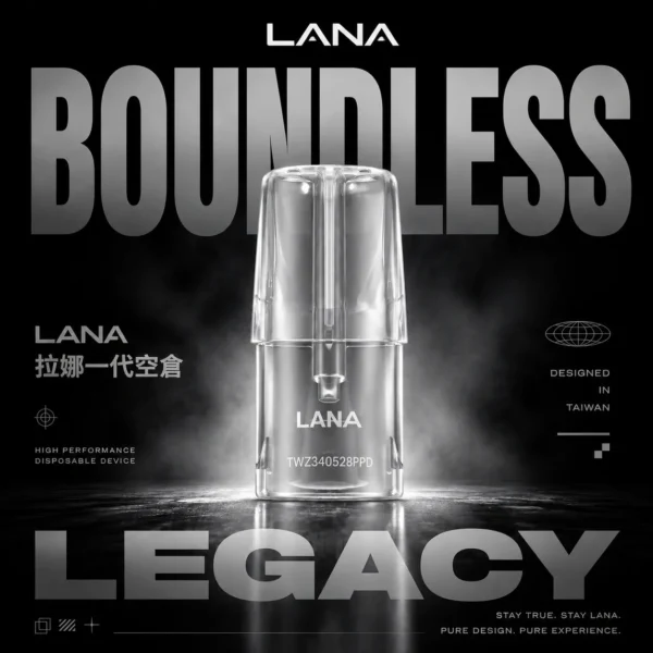 LANA 透明一代空倉 | 透明可視煙油設計精準掌握餘量 順滑提升整體使用體驗的高兼容耗材配件
