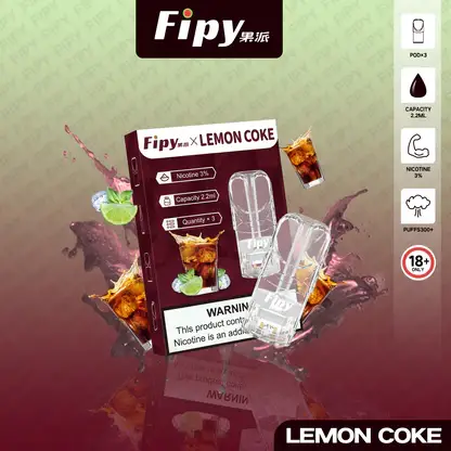 Fipy果派一代通用煙彈｜煙霧飽滿不卡油持久穩定｜果香還原順口擊喉日常解癮更順