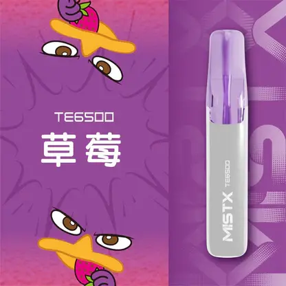 MistX 鴨嘴獸 6500口便攜一次性｜高濃度果香冰感層次輸出穩定耐抽設計 長時間使用仍維持清晰擊喉感