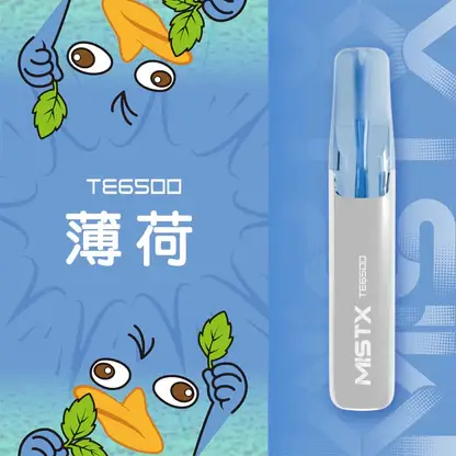 MistX 鴨嘴獸 6500口便攜一次性｜高濃度果香冰感層次輸出穩定耐抽設計 長時間使用仍維持清晰擊喉感