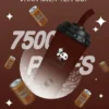 VAKA 萌熊奶茶杯 7500口｜可愛造型一次性大容量霧化主機 奶茶甜香融合柔順冰感
