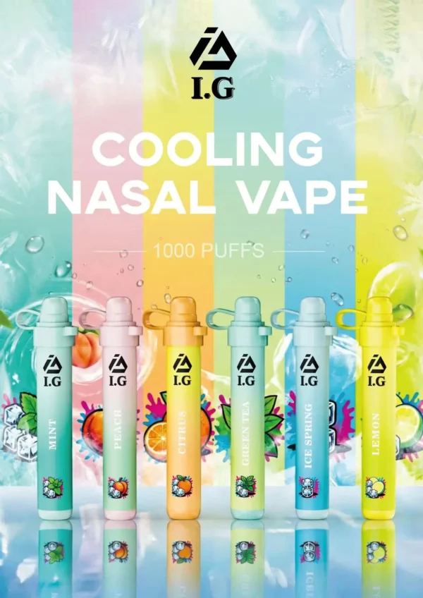 1-5 I.G 夏威夷鼻通鼻吸薄荷棒|清新香氣設計 6款風味搭配隨身涼感體驗