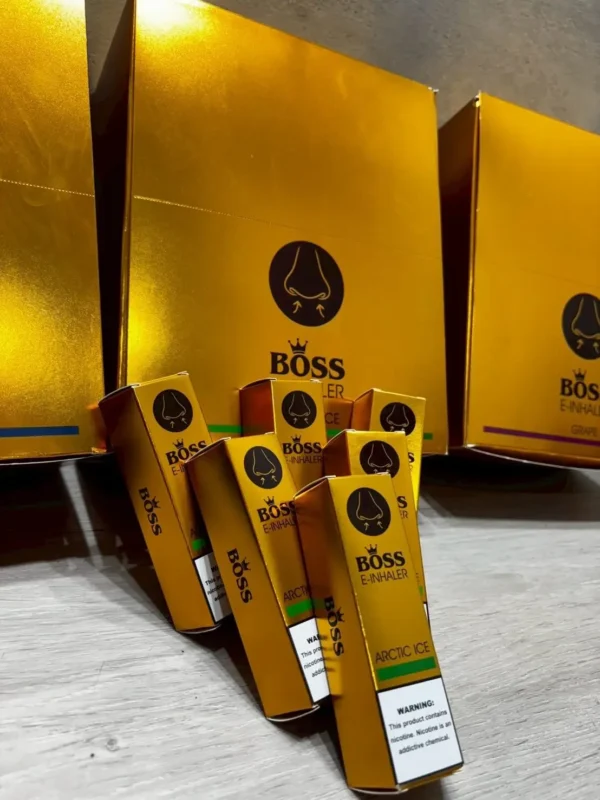 BOSS 泰國金磚鼻通器｜1000口清新設計 霧化鼻吸棒搭配隨身涼感體驗