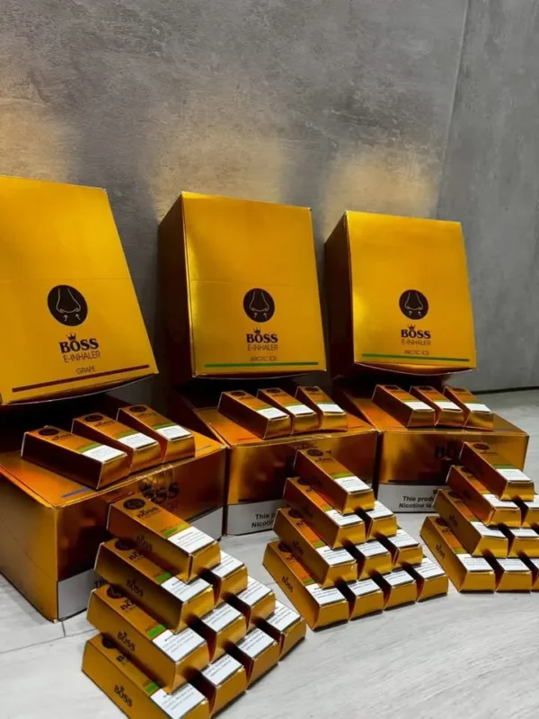 BOSS 泰國金磚鼻通器｜1000口清新設計 霧化鼻吸棒搭配隨身涼感體驗