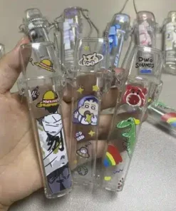 一代通用主機保護套｜透明卡通貼圖設計 防刮防撞搭配個性化外觀裝飾