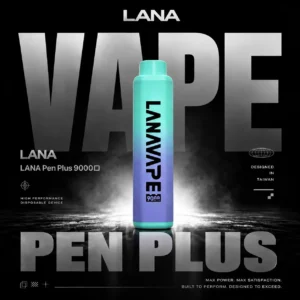LANA PEN PLUS 9000口拋棄式電子煙｜大容量規格設計 輕巧筆型機身搭配長效使用體驗