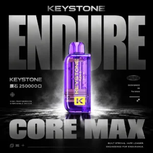 ChatGPT Image 2026年8月7日 下午07_03_40 超值特價【買一盒煙彈送主機】KEYSTONE FLEX-3 鑰石 25000口拋棄式電子煙套裝|三段功率調節設計 透明油艙搭配旗艦級換彈體驗