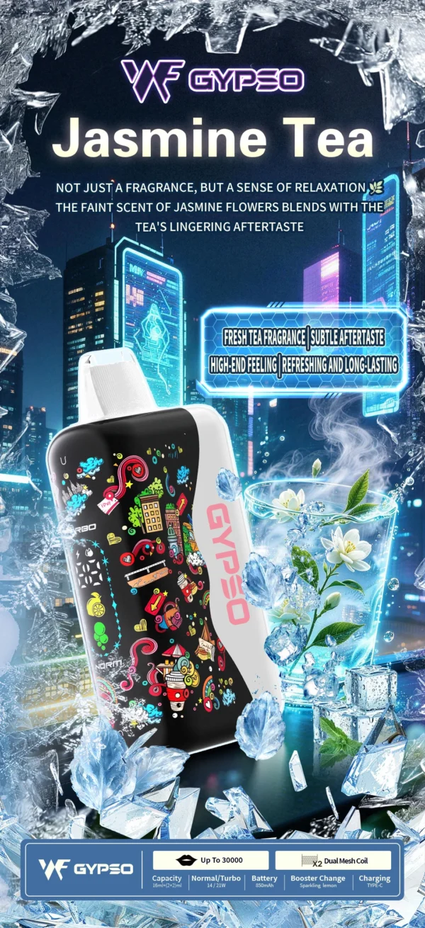 GYPSO滿天星30000口抛棄式電子煙-9 GYPSO 滿天星 30000口拋棄式電子煙|大容量規格設計 雙模式輸出搭配長效續航體驗