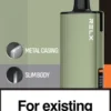 RELX悅刻x-box-16000口拋棄式電子煙-綠色主機 RELX 悅刻 X-BOX 16000口專用換彈拋棄式電子煙套裝|高效功率調節設計 雙段模式搭配專業霧化體驗