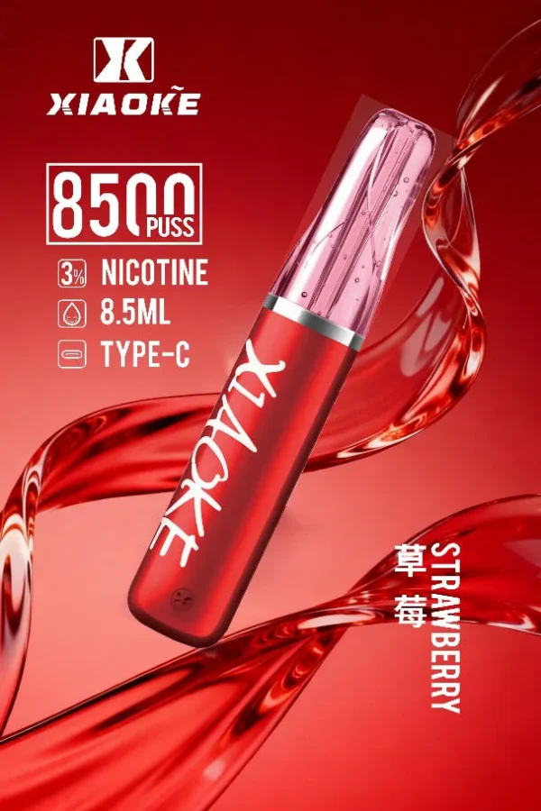 bc29df2b4a45f101f830eaab31d01555.jpg XIAOKE 梟客 8500口拋棄式電子煙|大容量規格設計 輕巧機身搭配長效使用體驗