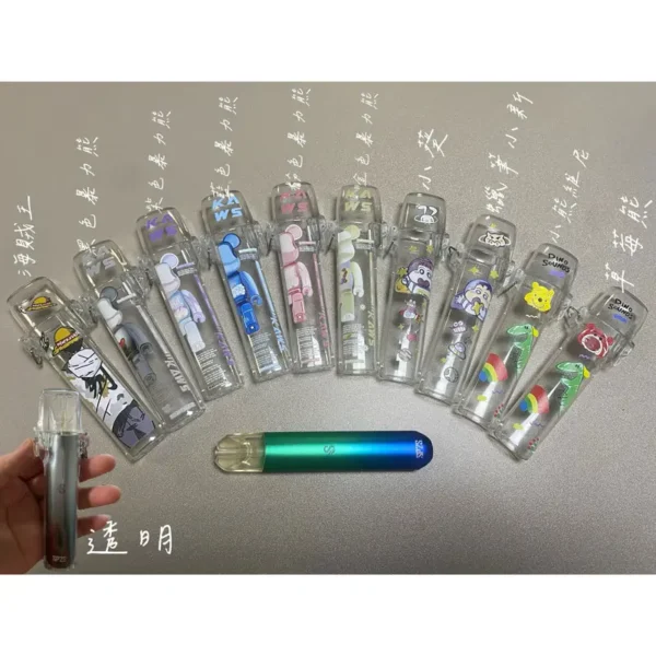 一代通用主機保護套｜透明卡通貼圖設計 防刮防撞搭配個性化外觀裝飾